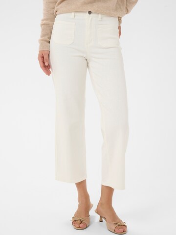 Kaffe Regular Jeans 'Brook' in Wit: voorkant