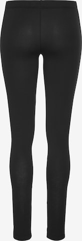 LASCANA Skinny LASCANA Schlafhose in Schwarz