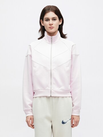 Nike Sportswear Кофта на молнии в Ярко-розовый: спереди