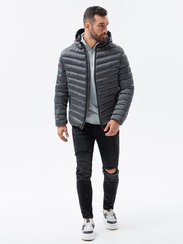 Ombre Between-season jacket 'C368' in Grey