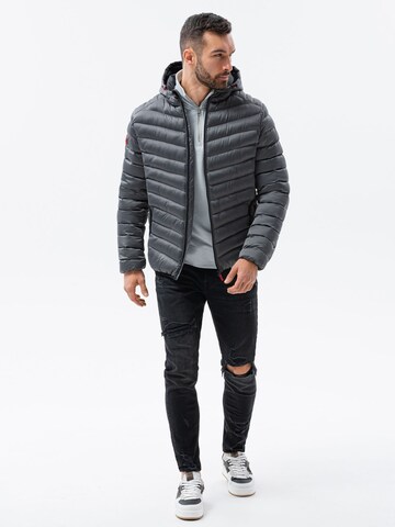 Veste mi-saison 'C368' Ombre en gris