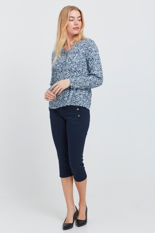 Fransa Slimfit Broek in Blauw