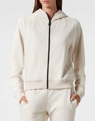 Plein Sport - Sudadera con cremallera en beige