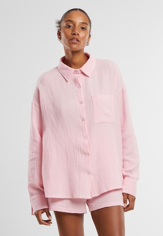 Urban Classics Bluse in Pink: Vorderseite