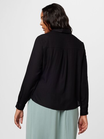 PIECES Curve Blouse 'NOVA' in Black