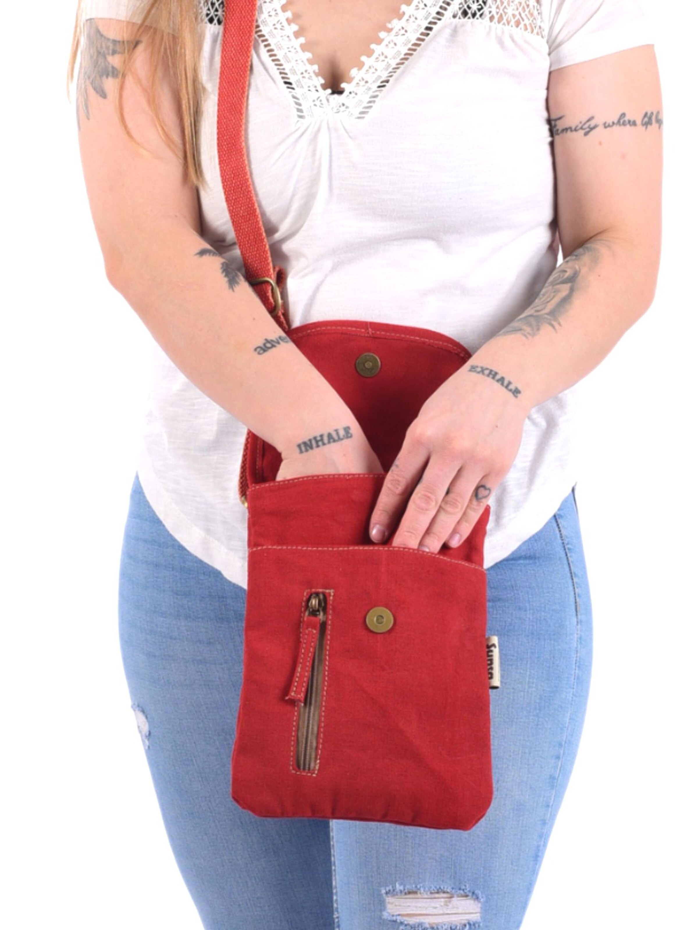 Sunsa Umhängetasche 'Sunsa'‌‌‌‌‌‌ in Rot