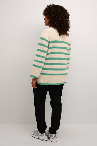 KAFFE CURVE Pullover 'Milla' in Beige