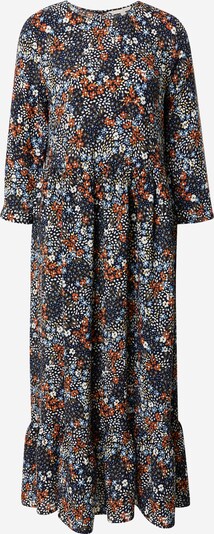 TOM TAILOR DENIM Рокля в нощно синьо / светлосиньо / пъстро / тъмнооранжево / бяло, Преглед на продукта