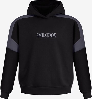 Sweat-shirt 'Malea' Smilodox en noir : devant