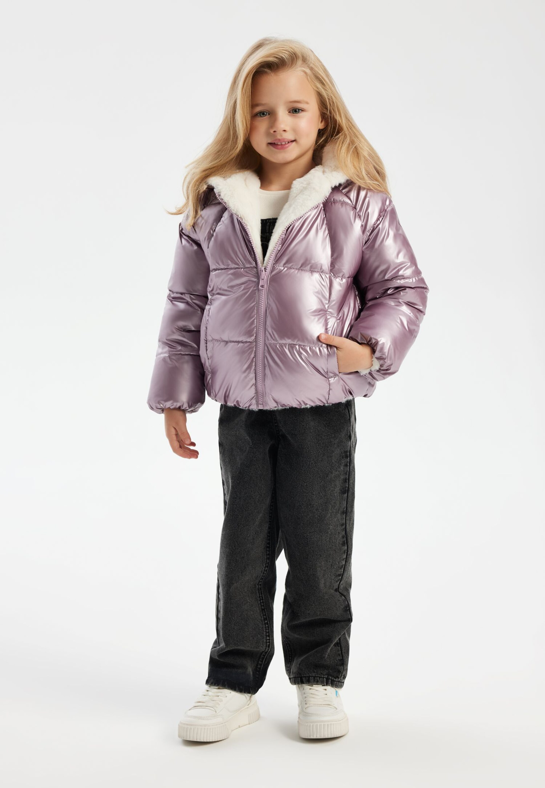 MINOTI Vinterjakke i pink: forside