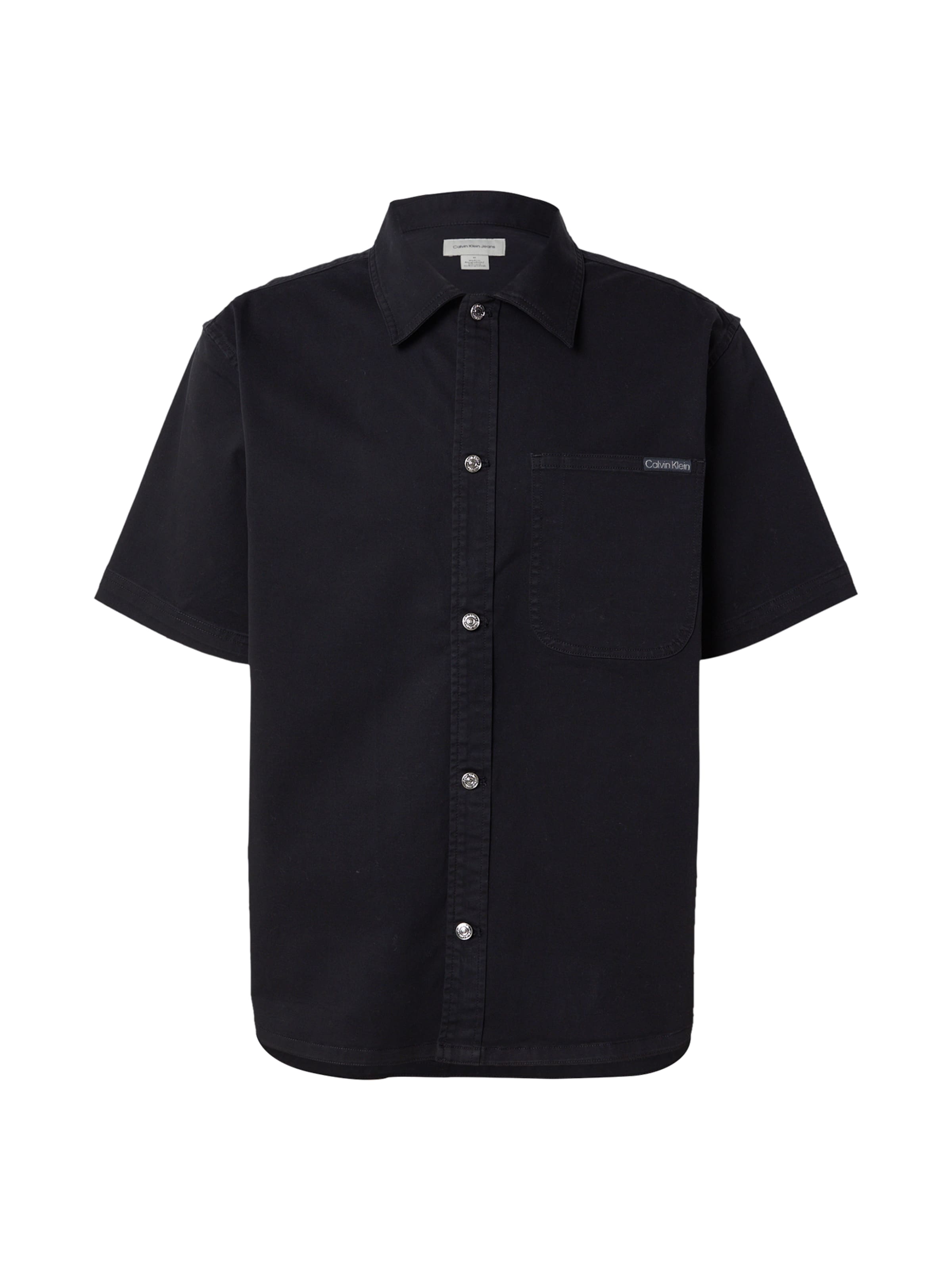 melns Calvin Klein Jeans Komforta piegriezums Krekls: no priekšpuses