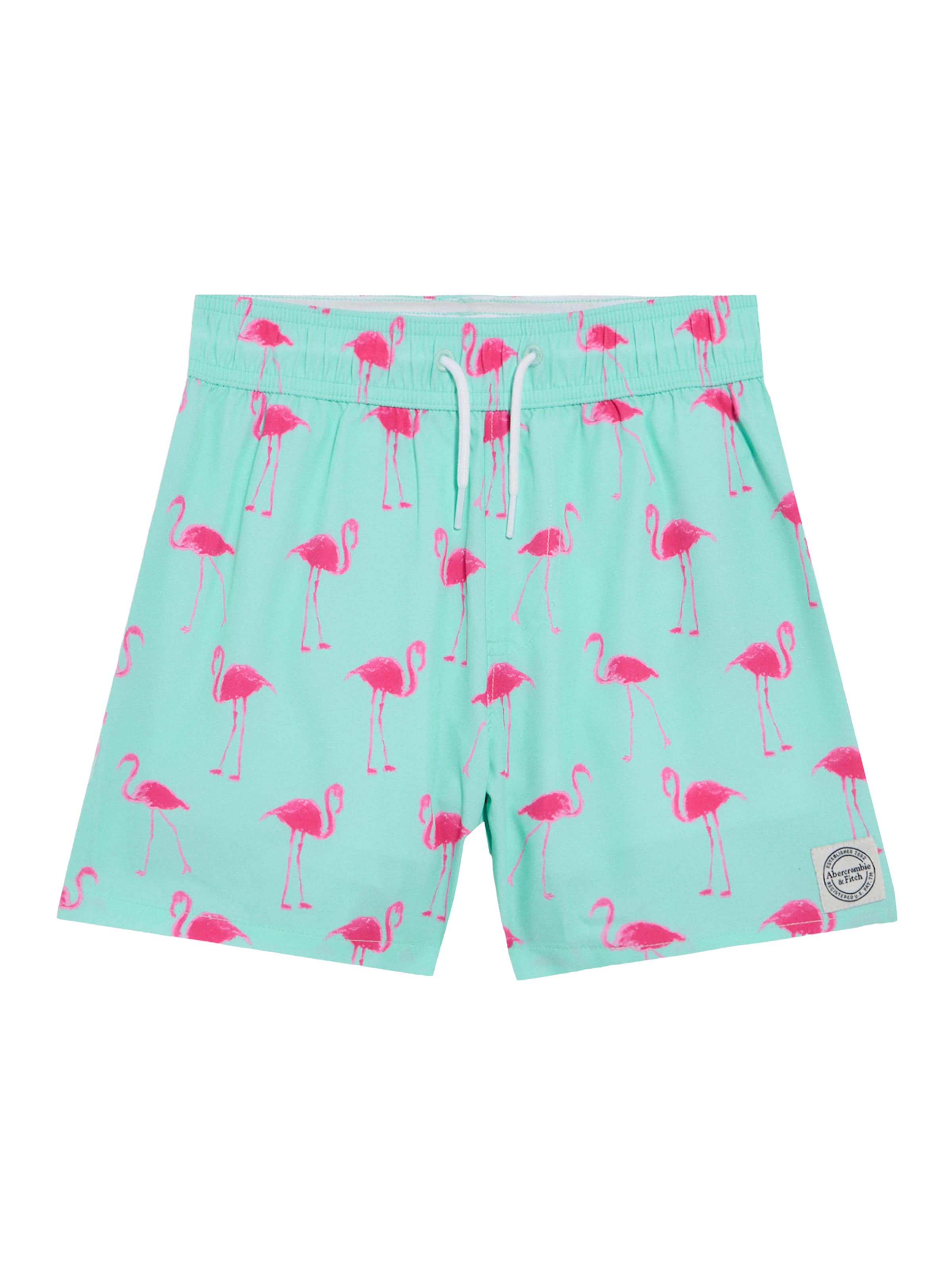 Abercrombie & Fitch Szorty kąpielowe w kolorze zielony: przód