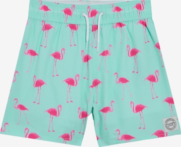 Abercrombie & Fitch Szorty kąpielowe w kolorze zielony: przód