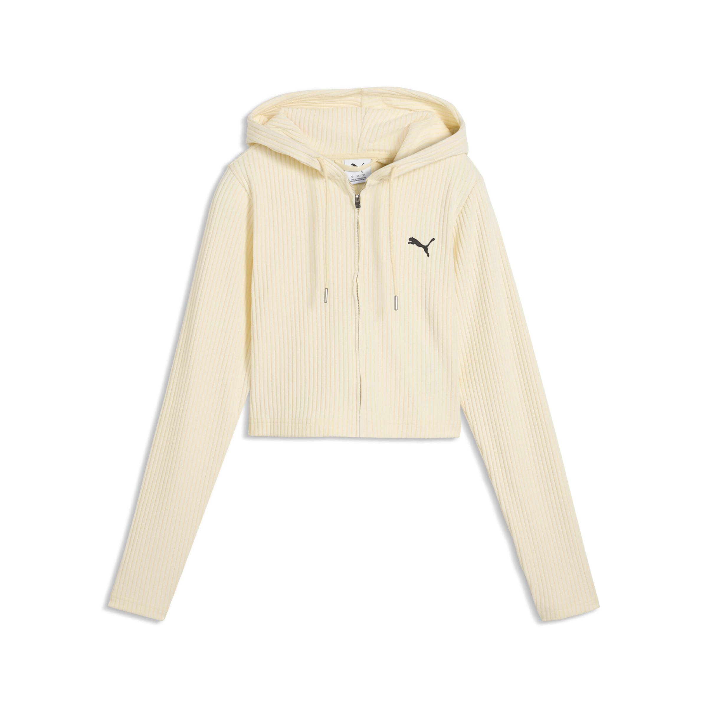 Cardigan 'Essentials' PUMA en jaune : devant