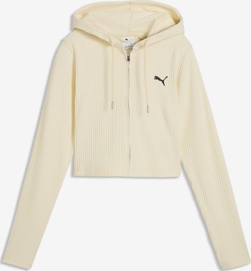 Cardigan 'Essentials' PUMA en jaune : devant