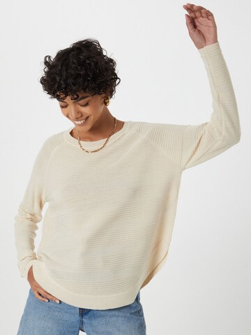 ONLY Sweater 'Caviar' in Beige: front