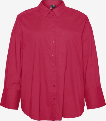 Vero Moda Curve Bluza 'JULIE' | roza barva: sprednja stran