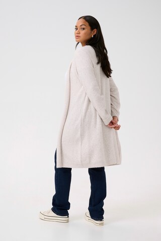 KAFFE CURVE Knit cardigan 'Luela' in Beige