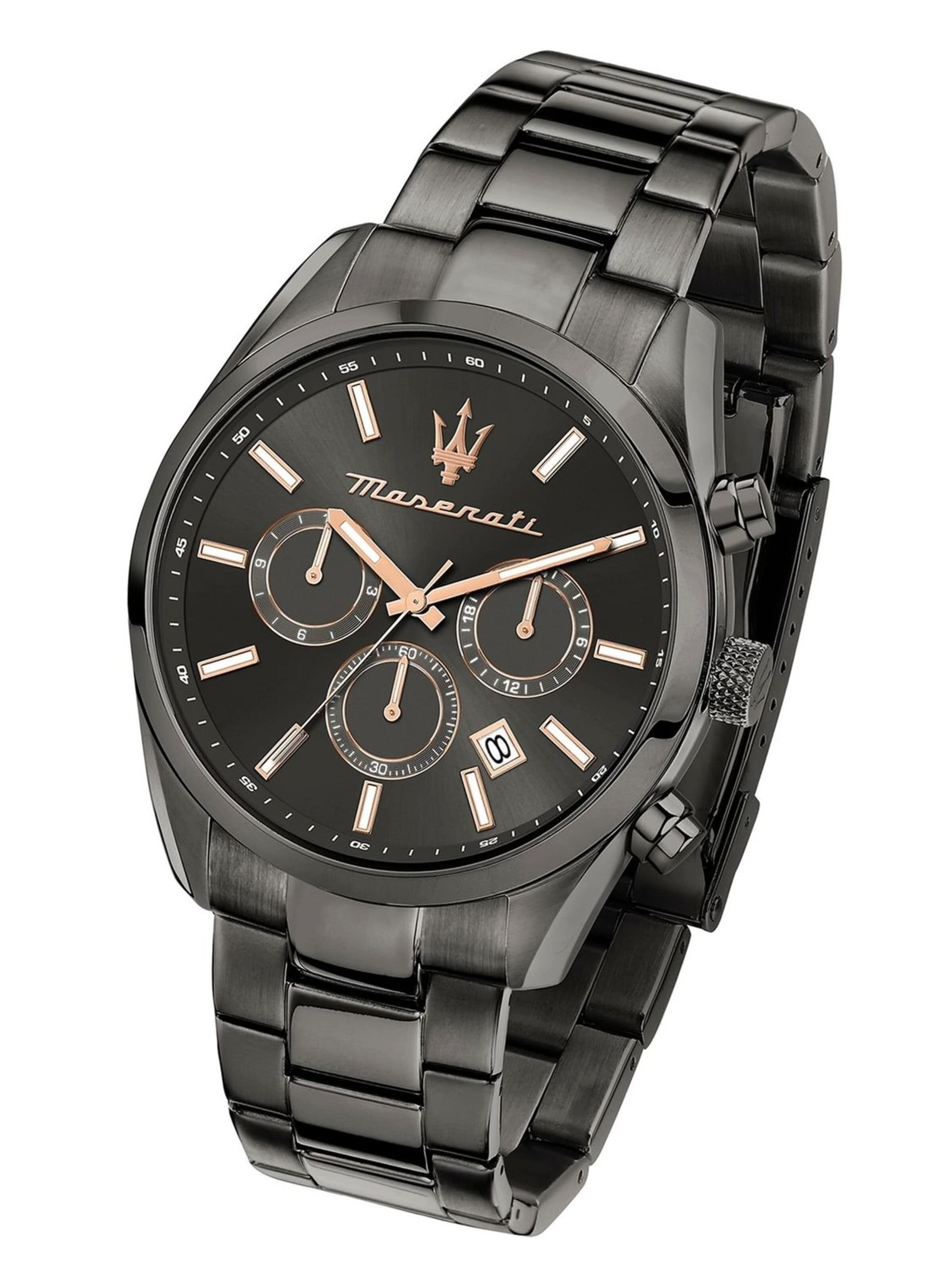 Maserati - Reloj analógico en gris: frente