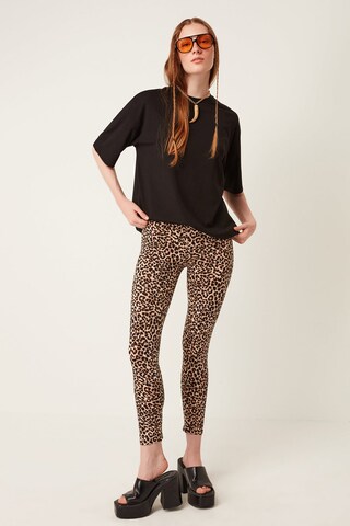 No Matter What Skinny Leggings in Schwarz