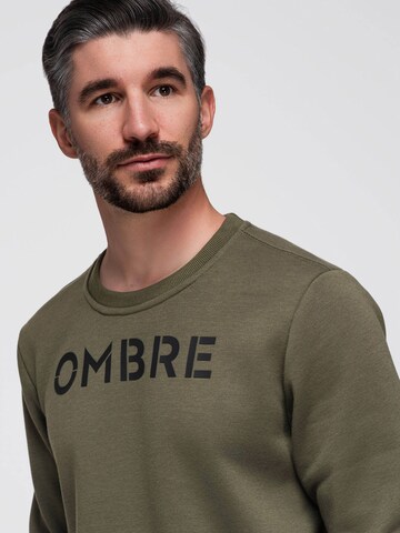 Ombre Sweatshirt i grön