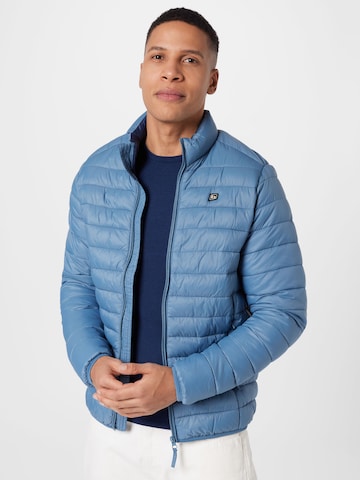 BLEND Winter Jacket in Blue: front