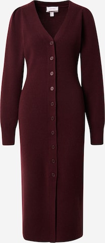 & Other Stories - Vestido de punto en rojo: frente