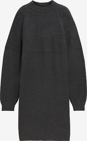 TOM TAILOR DENIM Gebreide jurk in Grijs: voorkant