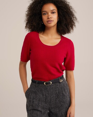 Pull-over WE Fashion en rouge