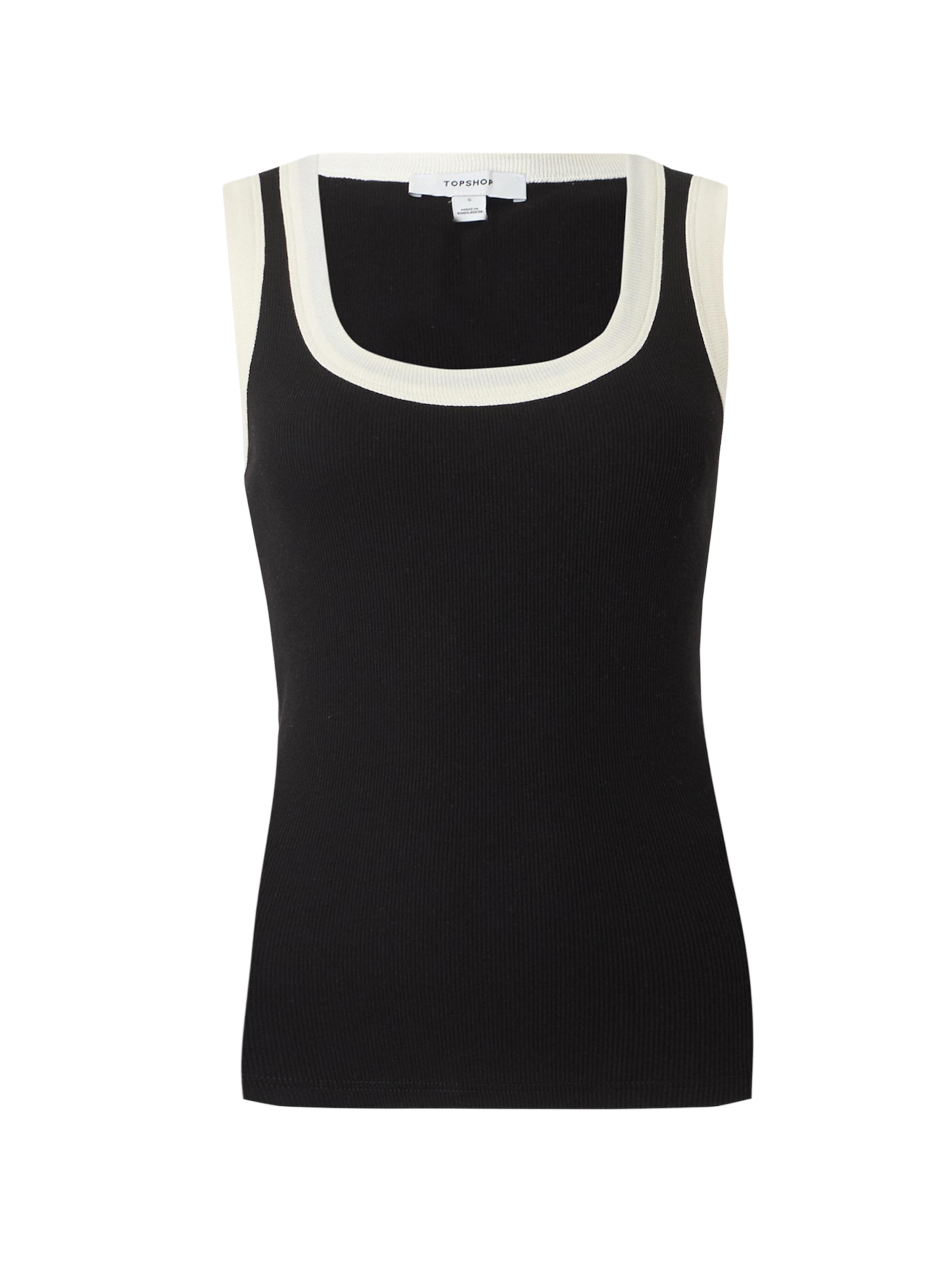 Haut 'RAJA' TOPSHOP en noir : devant