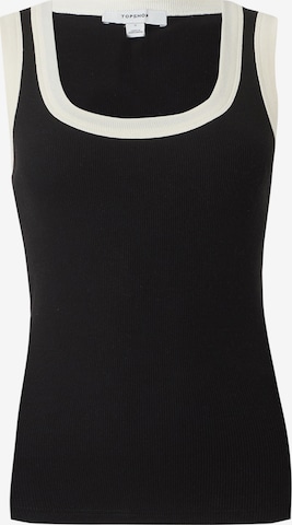 TOPSHOP Toppi 'RAJA' värissä musta: etupuoli