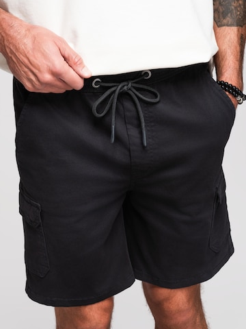 Ombre Loosefit Sportovní kalhoty – černá