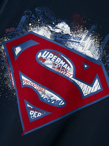 NAME IT Shirt 'NKMJAGS SUPERMAN' in Blue