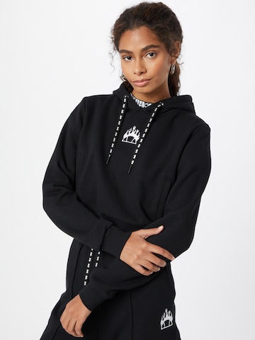 About You x Ellesse Sweatshirt 'Lucianto' in Black: front