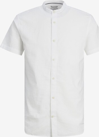 JACK & JONES Button Up Shirt in White: front