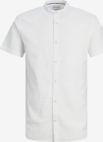 JACK & JONES Comfort fit Button Up Shirt in White: front