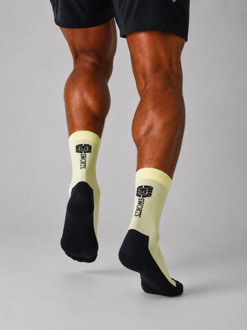 SWORTS Athletic Socks 'WFW' in Yellow