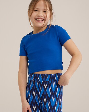 WE Fashion Shirt in Blue: front