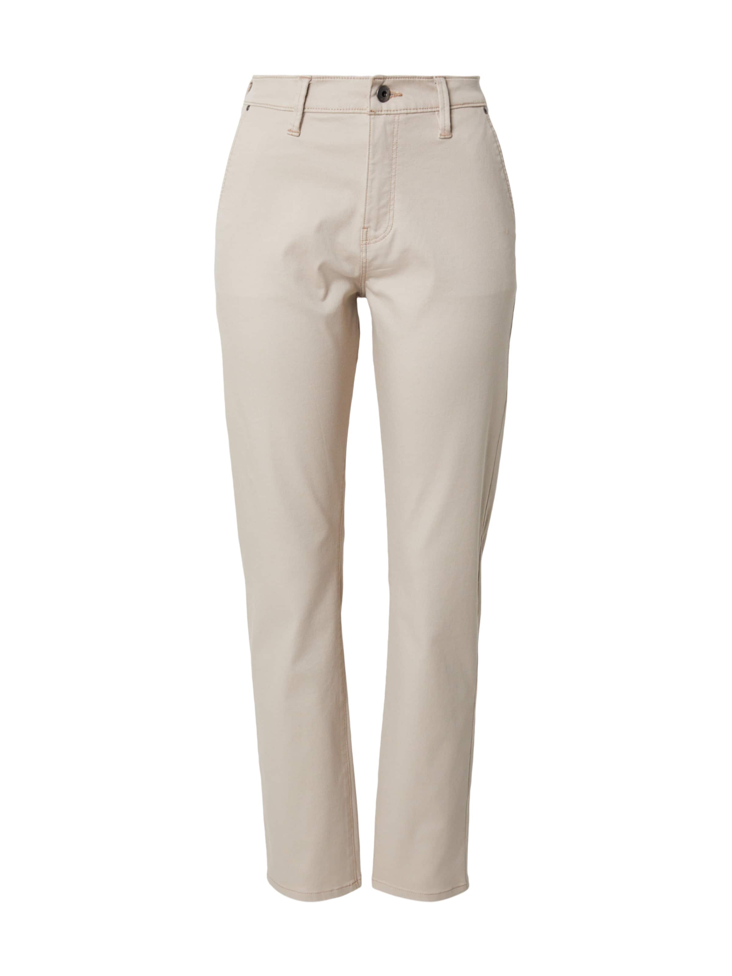 G-STAR Slimfit Chino nadrág - bézs: elől