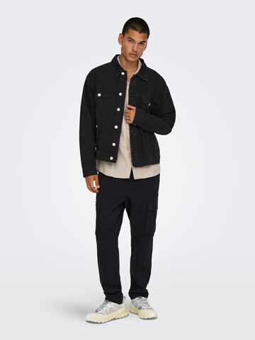 Giacca di mezza stagione 'ONSJUST' di Only & Sons in nero