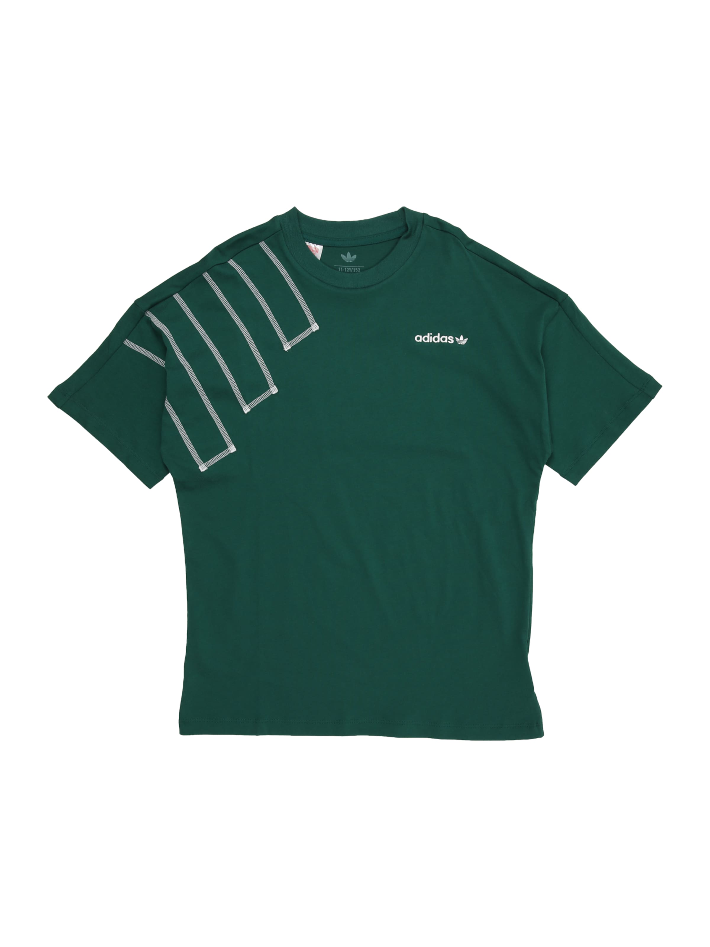 ADIDAS ORIGINALS - Camiseta en verde: frente