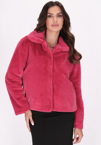 faina Between-season jacket in Pink: front