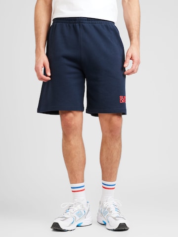 Superdry Loosefit Shorts in Blau: predná strana