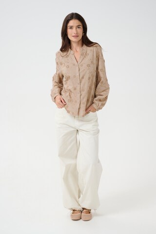 Cream Bluse 'Olivia' i beige