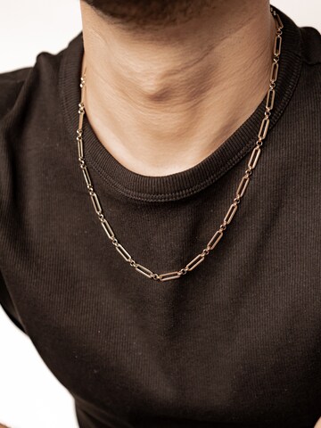 Hey Happiness Necklace 'Link Rail' in Gold: front