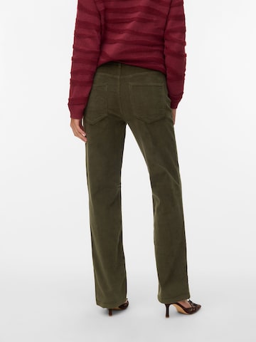 VERO MODA Wide Leg Hose 'MELISA ' in Grün