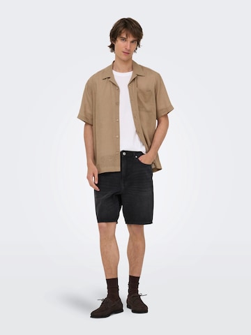 Loosefit Jeans 'ONSFade' di Only & Sons in nero