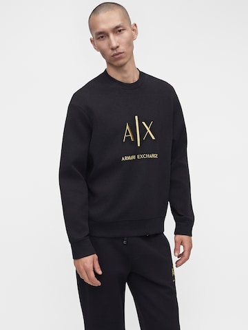 ARMANI EXCHANGE Суичър в черно