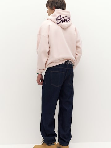 Pull&Bear Sweatshirt 'STWD' in Pink