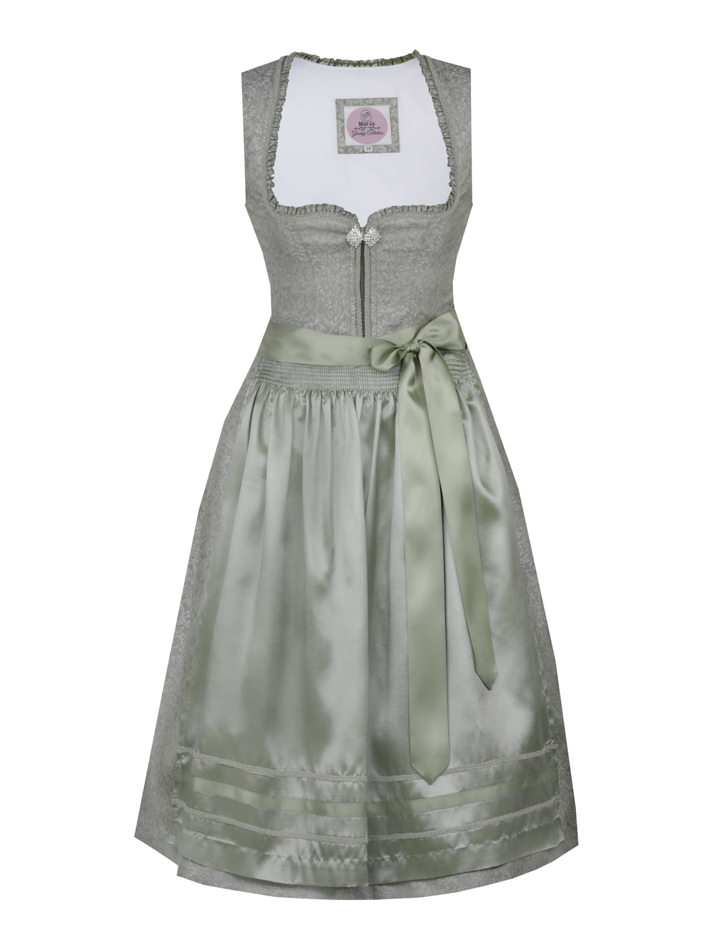 Rochițe tiroleze 'Ettal' de la MARJO pe verde: față